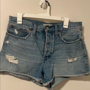 Madewell Curvy Relaxed Denim Jean Shorts Size 27